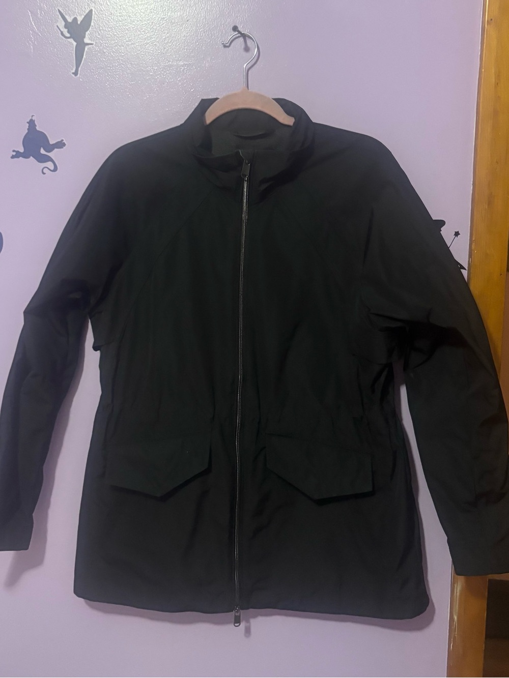Women’s  Black Zip-Front Jacket